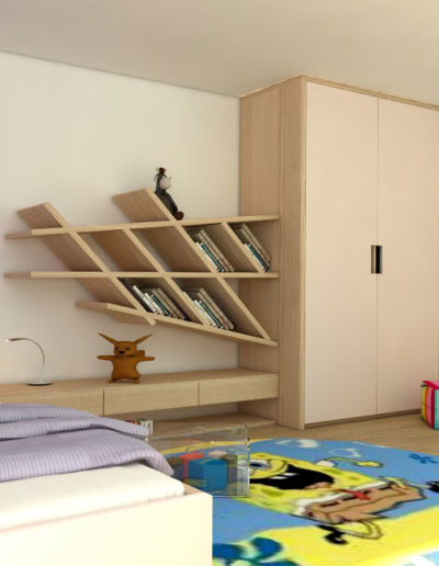 vestavene-skrine-do-detskeho-pokoje-003 Skříň na míru do dětského pokoje s atypickou policí
