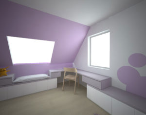 Psací stůl do dětského pokoje