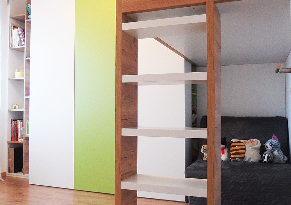 Realizace kompletního interieru vč. dětského pokoje Praha 9